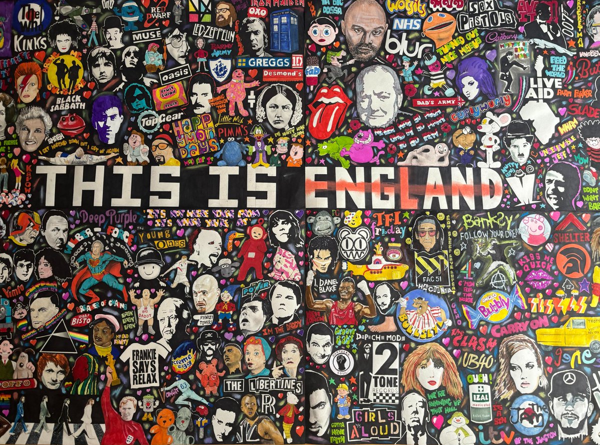 Indie, britpop and rock art by Paul Halmshaw. (@janethalmshaw) on Twitter photo 
