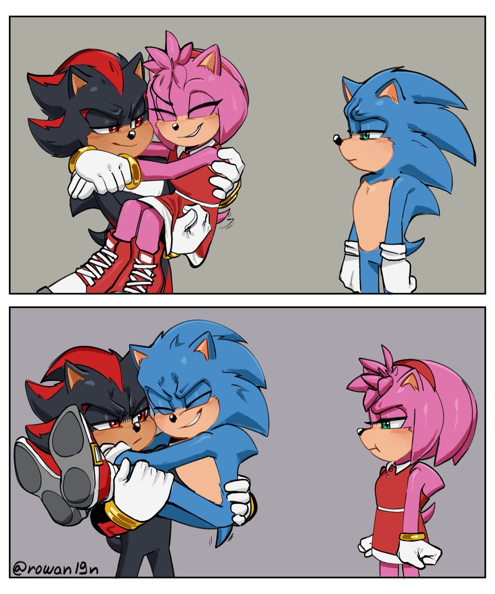 Happy Valentine's Day 
#SonicTheHedgehog #sonic #shadamy
#sonadow #ShadowTheHedegehog #amyrose