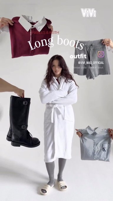 せいらちゃん着用　the ロングブーツ virgins