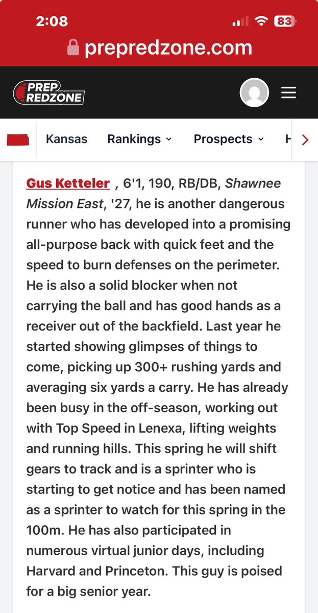 Gus Ketteler 2027 tweet media