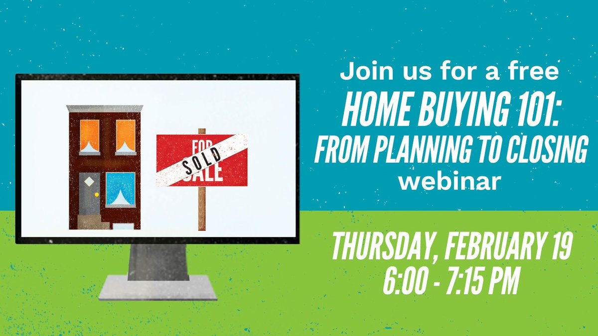 InsidePFCU's tweet image. 🏡 Ready to buy your first home? Join Home Buying 101: From Planning to Closing with a PFCU Mortgage Professional.

📅 February 19 | ⏰ 6:00 to 7:15 PM EST
💻 Register: register.gotowebinar.com/register/30249…

#PFCU #HomeBuying