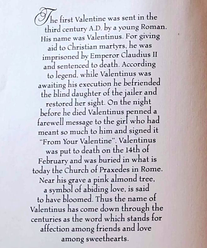 Remembering the story of Valentinus 
♥️ Third Century A.D. 
Wishing you all a very happy 
 #ValentinesDay2026 💞 <a href="/doristhehat/">doristhehat</a> <a href="/goldfinches12/">Martin Finch</a> <a href="/mags324/">Maggie</a> <a href="/charles_mackesy/">charlie mackesy</a> <a href="/Claire_journo/">Claire Hannah</a> <a href="/BBCBreakfast/">BBC Breakfast</a> <a href="/mags324/">Maggie</a> <a href="/AL00100110AL/">Al + Al</a>