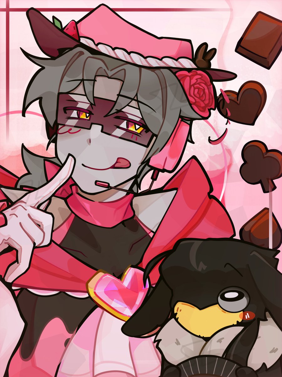 HAPPY RED VALENTINE💞💞💞
Inspired by my old art:3
The Mafioso version is coming out on White Valentine's Day!
#doublefedora #mafioso #chance
#HappyValentine #HappyValentinesDay2026