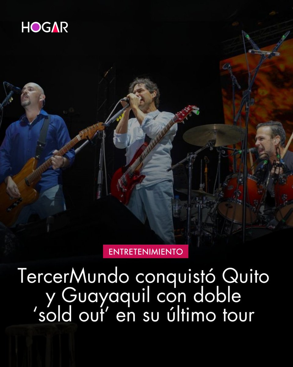🎶❤️ Tercer Mundo hizo vibrar a Guayaquil y Quito con doble ‘sold out’ en su tour “Siempre Te Amé”. Entre temas nuevos y clásicos, los hermanos Jácome conquistaron al público 👉v.vistazo.com/4rAGXNz