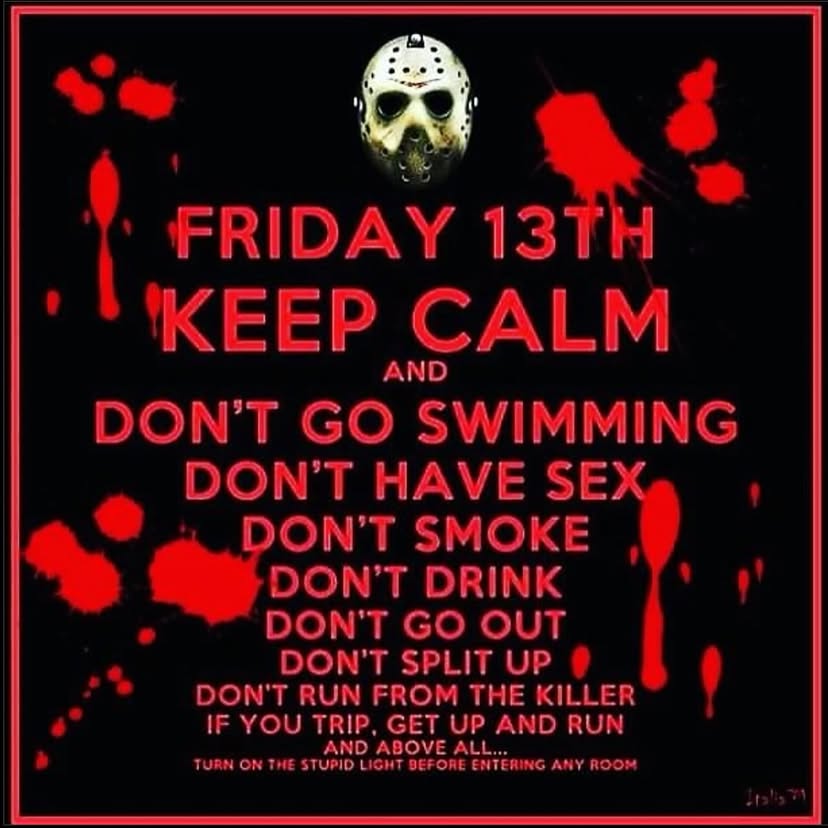ColferEffect's tweet photo. Happy Friday the 13th @chriscolfer !! Today is the perfect day to watch some Jason Vorhees!😆🔪 https://t.co/MKMuoIONuO