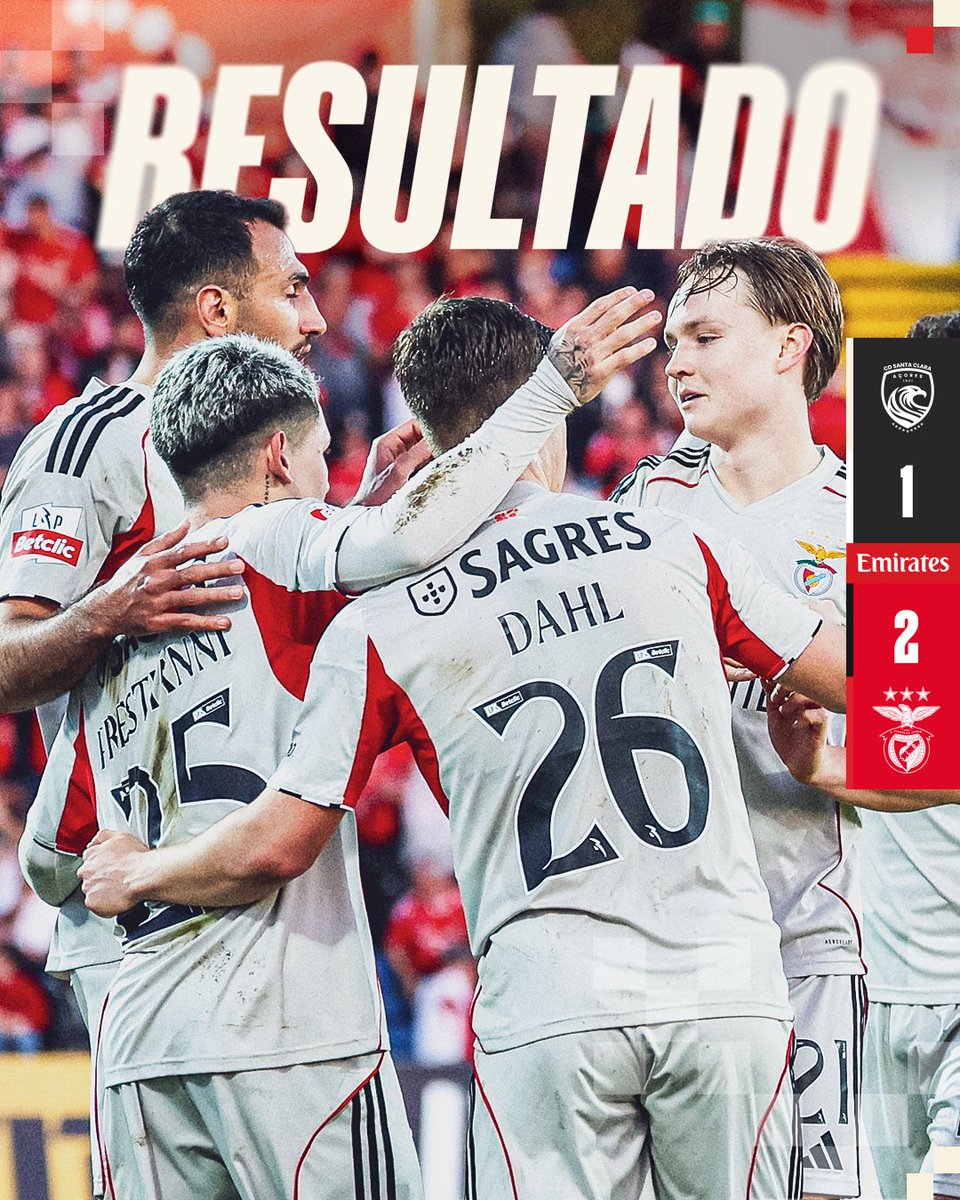 SLBenfica's tweet photo. Os 3️⃣ pontos são nossos! 🦅

#CDSCSLB | #LigaPortugalBetclic https://t.co/CJ8ZJHcyJG