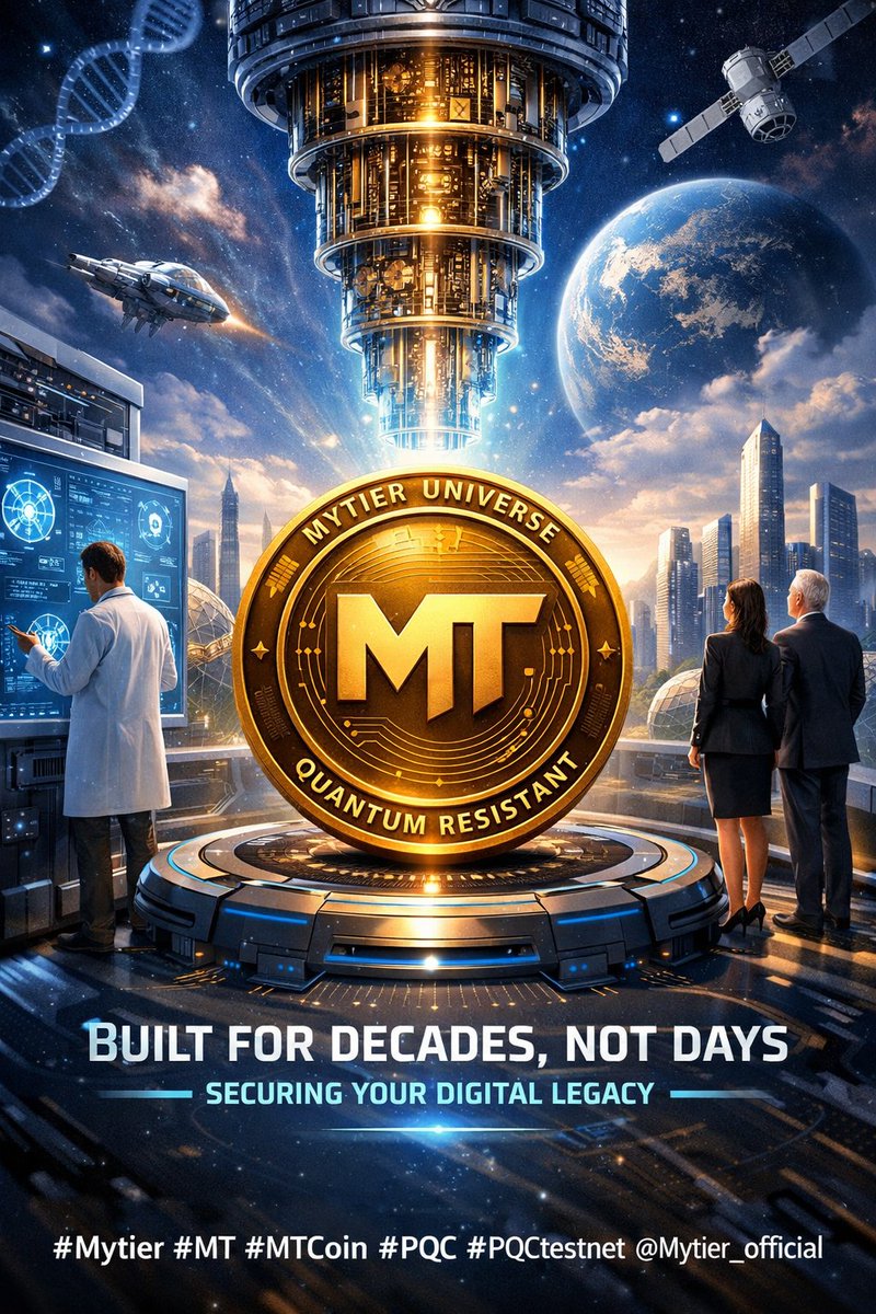 MYTIER_io's tweet image. MYTIER UNIVERSE is built for decades, not days. Our long-term vision integrates continuous R&amp;amp;D in quantum resistance to ensure that your digital legacy remains secure. Join a project that values endurance and institutional-grade stability.
#Mytier #MT #MTCoin @Mytier_official