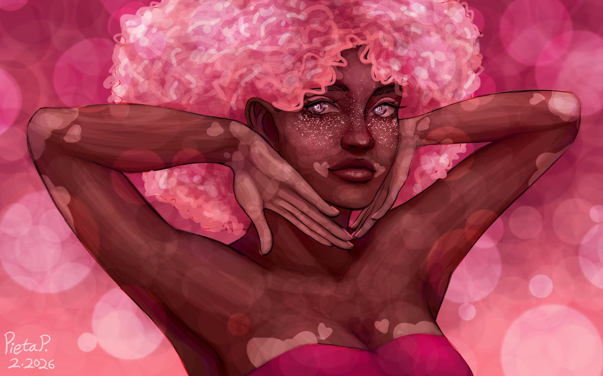 Bop 💕🫧
#digitalart #ValentinesDay2026 #oc