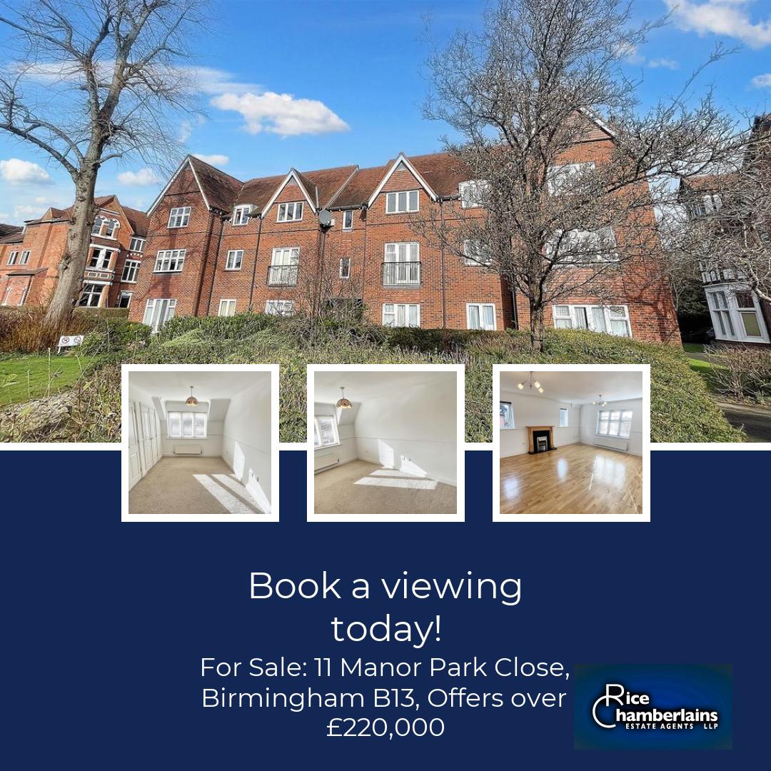 🏡For Sale 2 Bed Apartment Offers over £220,000

📍11 Manor Park Close, Birmingham B13

📧moseley@ricechamberlains.co.uk
📞0121 721 1048

onthemarket.com/details/170777…