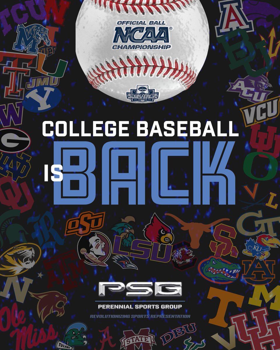 The greatest show on dirt is officially BACK!! 

Good luck to all our #CollegeBaseball players today during Opening Day and throughout this 2026 season!

See y’all in Omaha!!💯