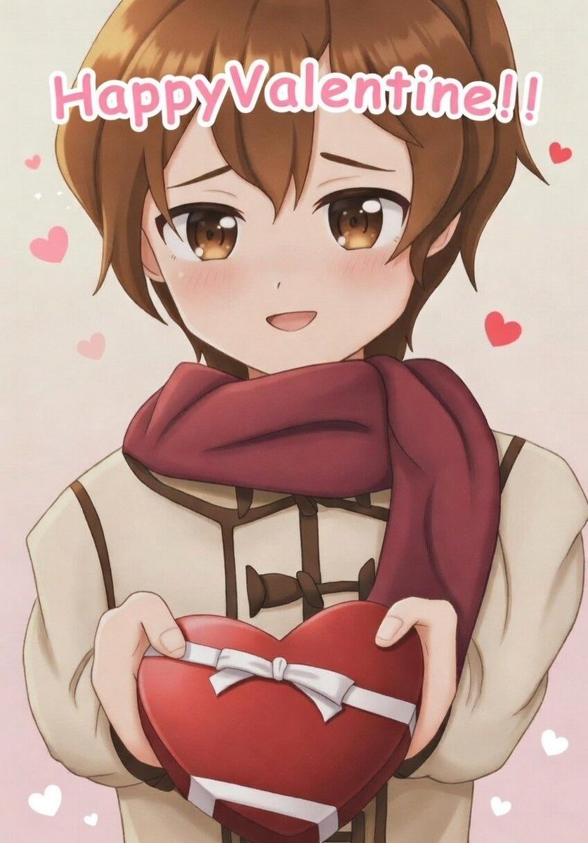 ハッピーバレンタイン！ バレンタインチョコを渡してくれるみーちゃん