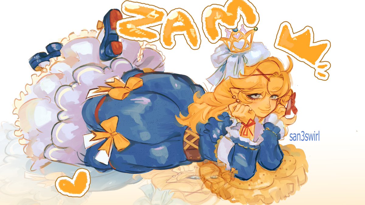 san3swirl's tweet image. my zampire king cant be this cute!! #princezamfanart