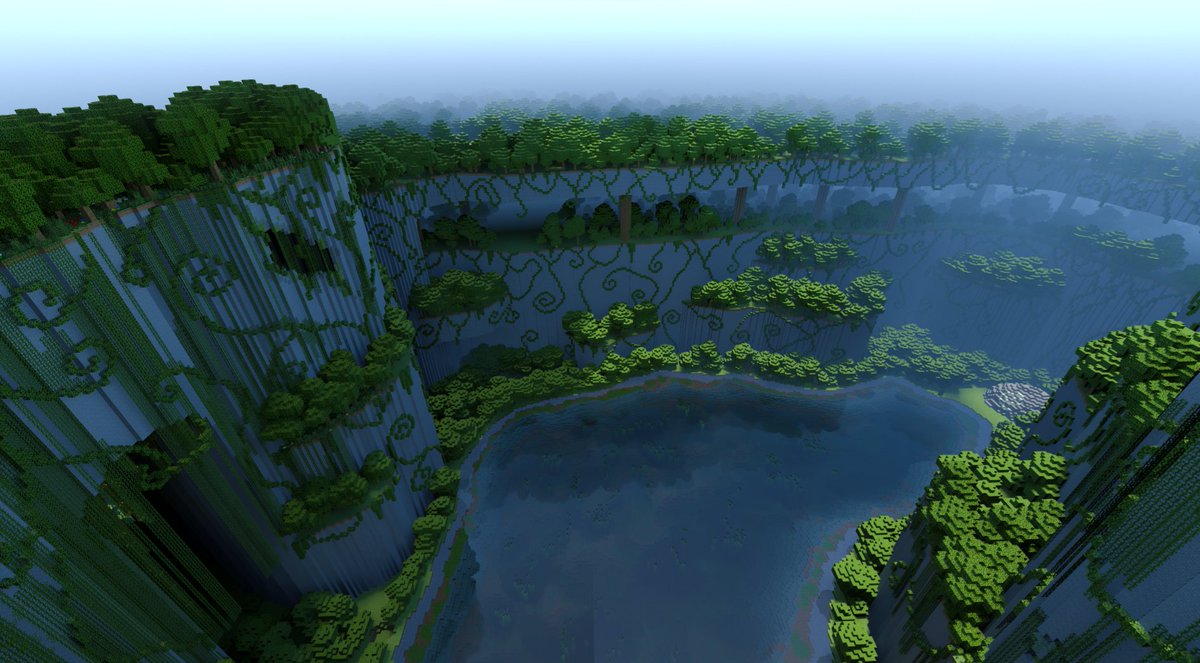 TheSoulGate_'s tweet photo. | The Silverwood Forest 🍃🏞  |
100% handmade block by block. 
This only ranks top 11th in my entire world of forests 🌎 https://t.co/OItAHk9WT2
