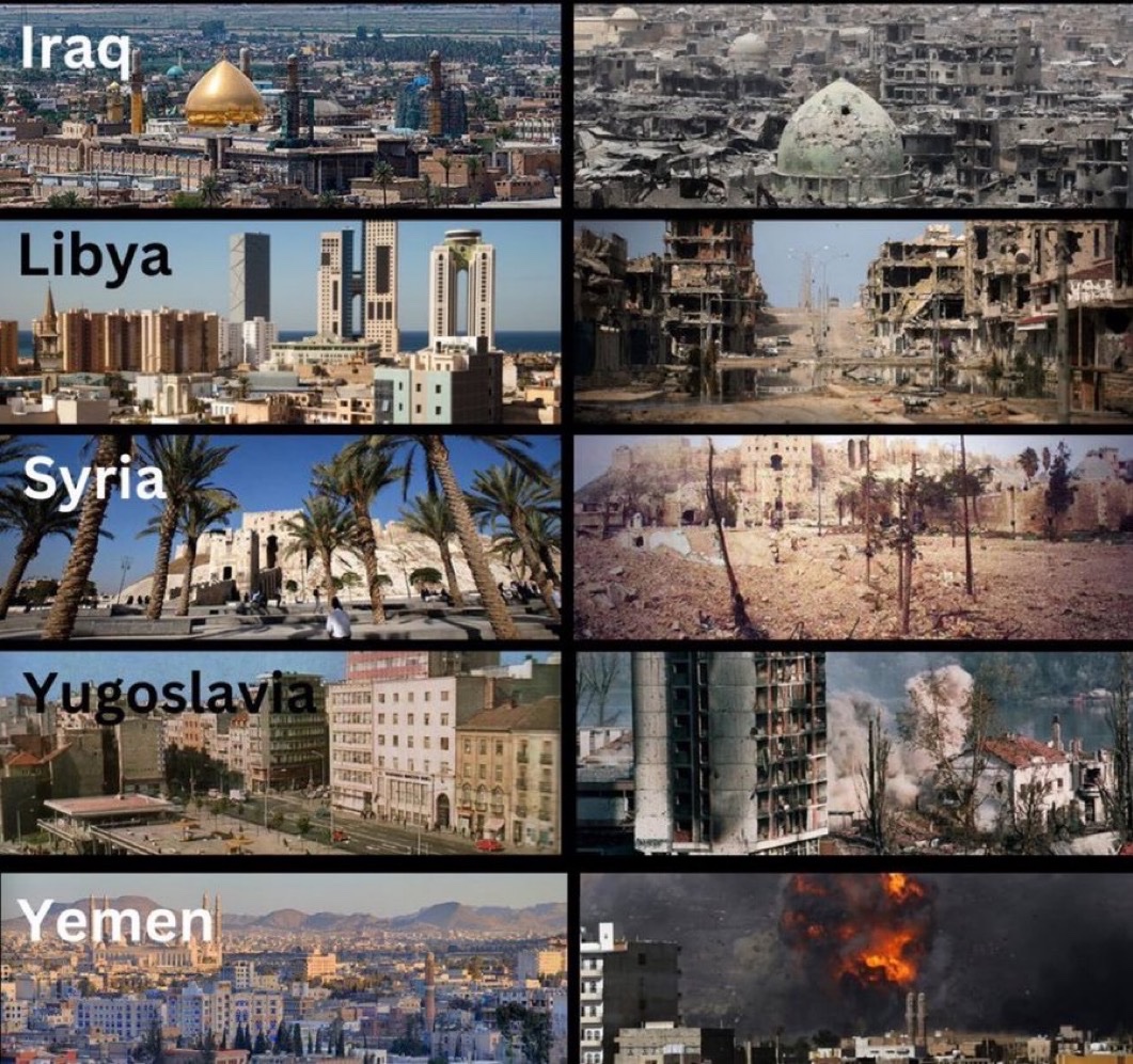 ShaykhSulaiman's tweet image. Before and After ‘American Democracy’