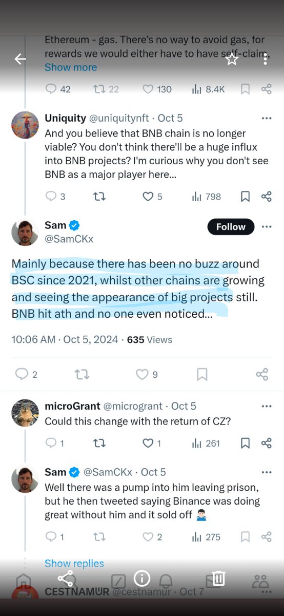 <a href="/anndylian/">Anndy Lian</a> Your buddy <a href="/SamCKx/">Sam</a> CEO of <a href="/AtlasWallet/">Atlas Wallet</a> former boss of Evergrow was the biggest fudder of binance

Most of us asked him not to switch over to Solana after his staking platform was hacked but he insisted Binance was stale and wouldn't grow 🤷