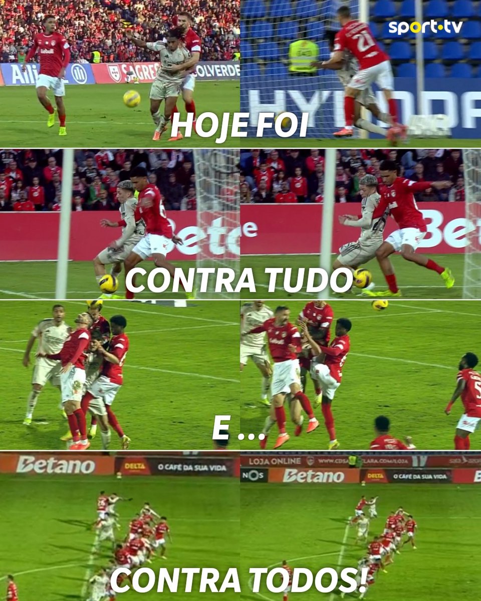 HOJE FOI DO MAIS RIDÍCULO QUE JÁ VI! Está visto como vai ser até ao fim: vão ser 12 jornadas contra tudo e todos 😤😤 O objetivo deles é claro: o Benfica não pode ser campeão a todo o custo!

Resta-nos estarmos juntos, Benfica! Até ao fim 🫂💪🦅

#SLBenfica #Benfica