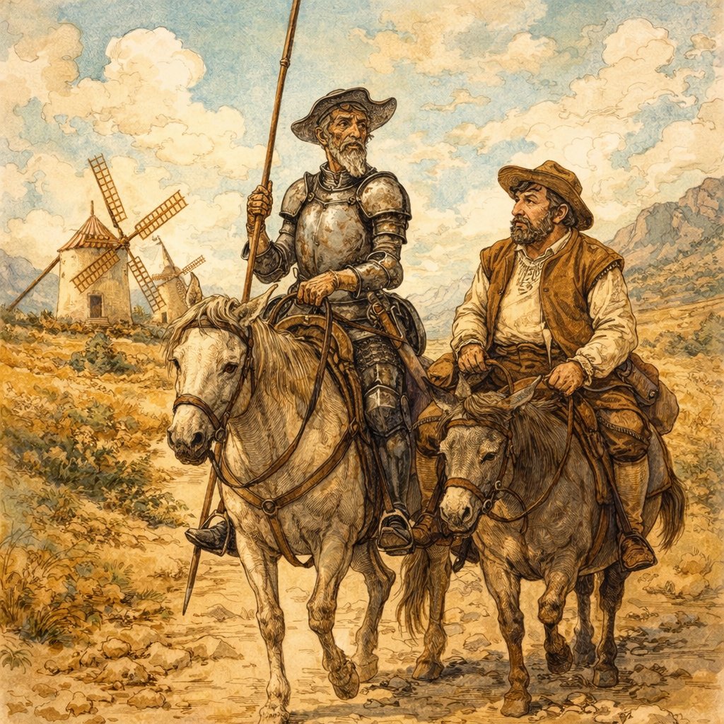 MoradaLector's tweet image. Hay libros que se leen.
Y otros que nos leen a nosotros.
El ingenioso hidalgo don Quijote de la Mancha pertenece a esa segunda estirpe.
Aquí van algunas curiosidades para volver a mirarlo como si fuera la primera vez 👇
