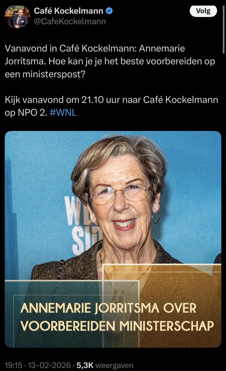 Integriteit verdwijnt waar Annemarie Jorritsma verschijnt