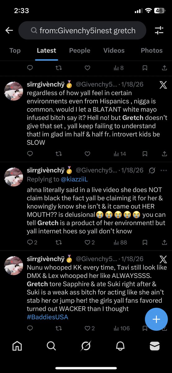 JennyPhase's tweet photo. @Givenchy5inest @TheStevenDwayne U defend a racist yt latina to shit on Jela. Y’all’s are not slick. You can’t hate homophobia but defend a yt woman using a racial slur. https://t.co/qcasvnlWK5