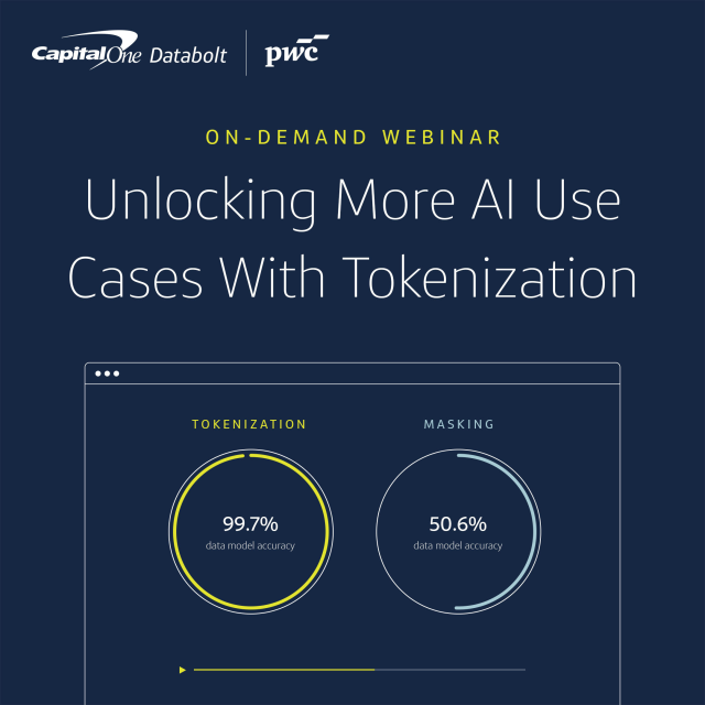 findnitinjain's tweet photo. #ICYMI Why AI models trained on tokenized data are nearly 2x as accurate as those trained on masked data. Get the full research breakdown in the on-demand webinar. https://t.co/mZIYYA3obc https://t.co/uVvnvsuB27