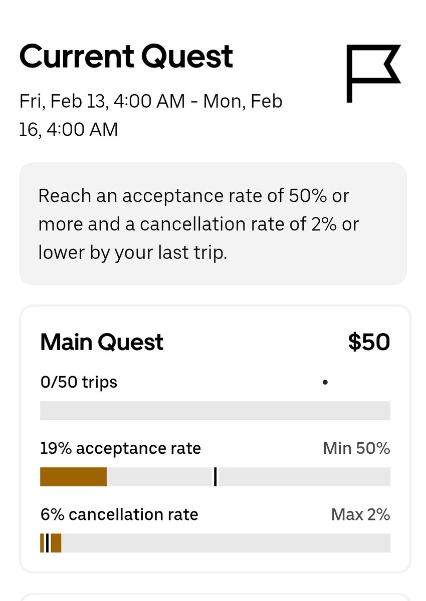 RideHTown's tweet photo. Fool me once shame on you
Fool me twice shame on me
Not gonna fall for this Uber Quest
again
#uber #rideshare https://t.co/uVO22zrcvW