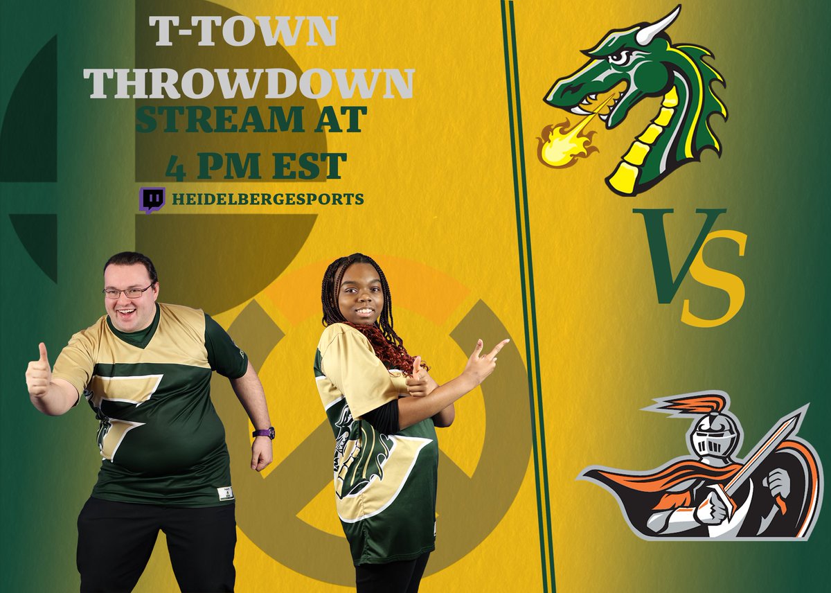 TiffinUEsports's tweet photo. Make sure to catch our Matches today against @BergEsports ! ๐ฒ๐ฅ #TTownThrowdown #GoGons #FlameOn https://t.co/Bi5d8JbtMT