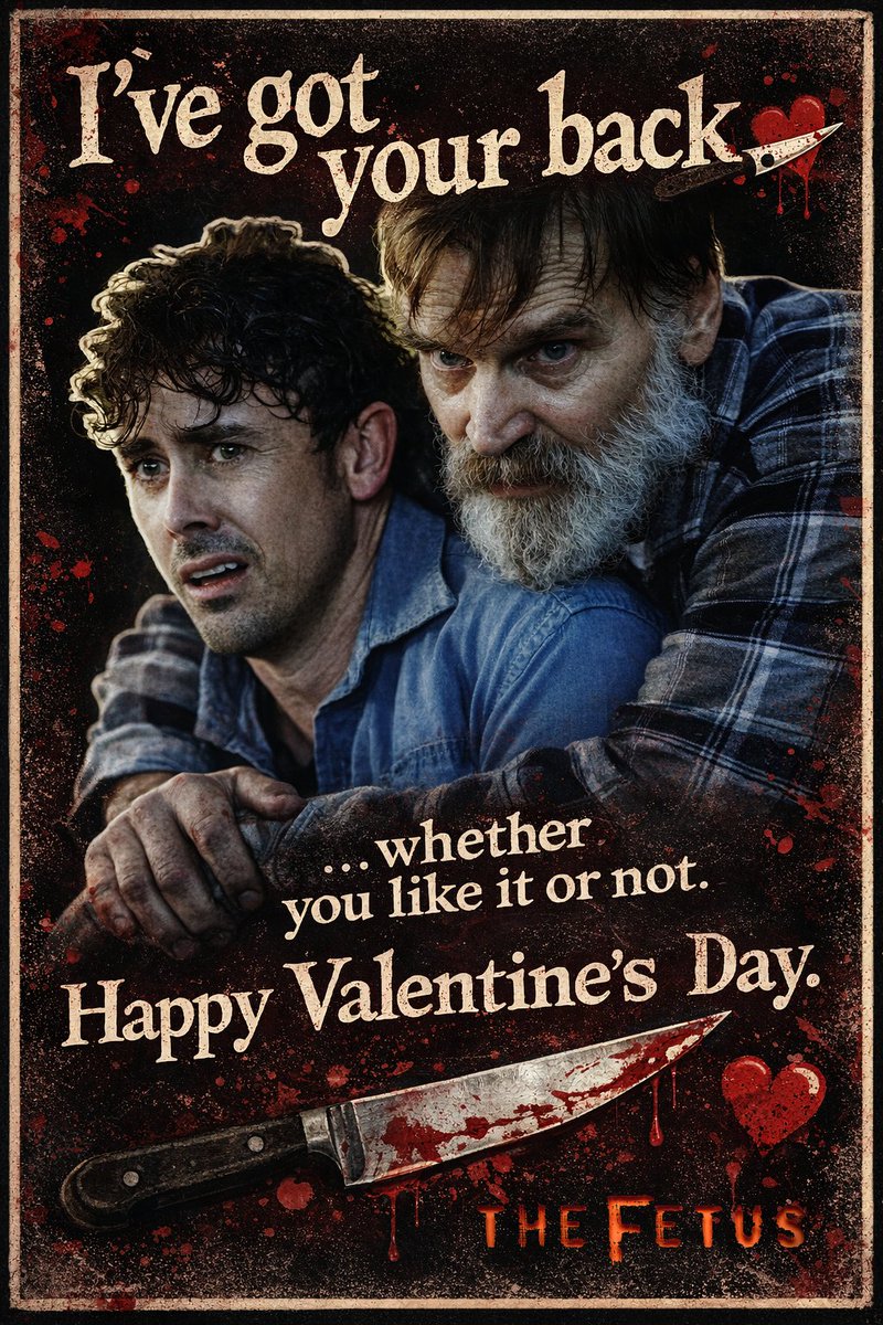 Roses are red.
Violets are blue.
I’ve got your back…
Whether you like it or not. 🔪🖤

Thefetusfilm.com