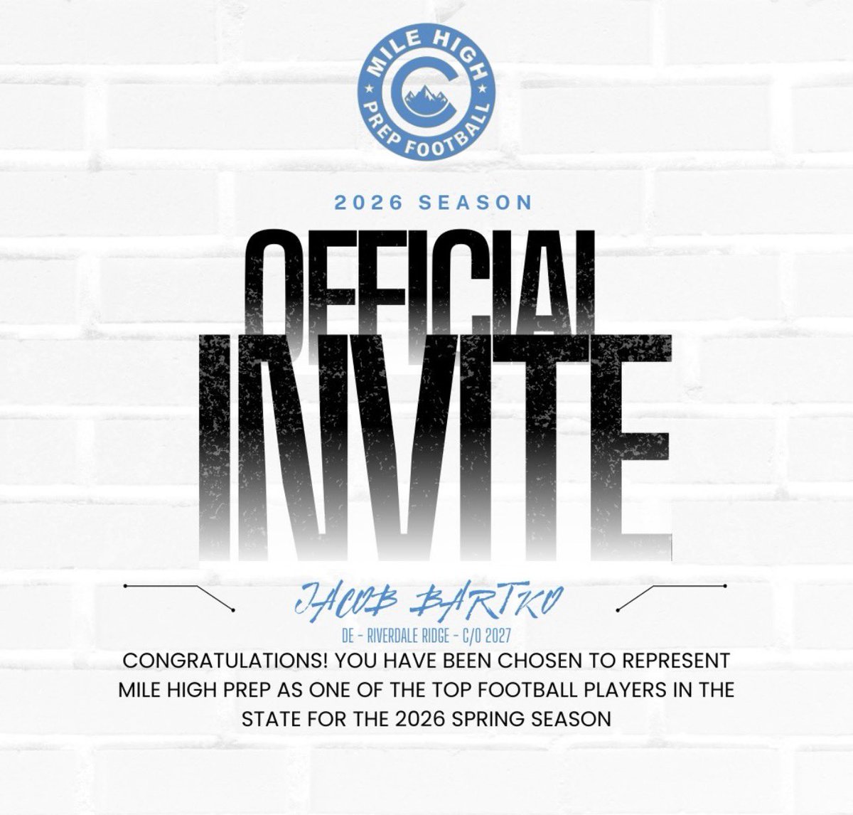 Thank you so much <a href="/milehighprep/">MILE HIGH PREP</a> for the invite to the spring league! <a href="/coachwes_23/">Ryan Wesley</a> <a href="/330BallCoach/">Coach PJ Mays</a> <a href="/CoachVoorheesRR/">Coach Voorhees</a> #AGTG