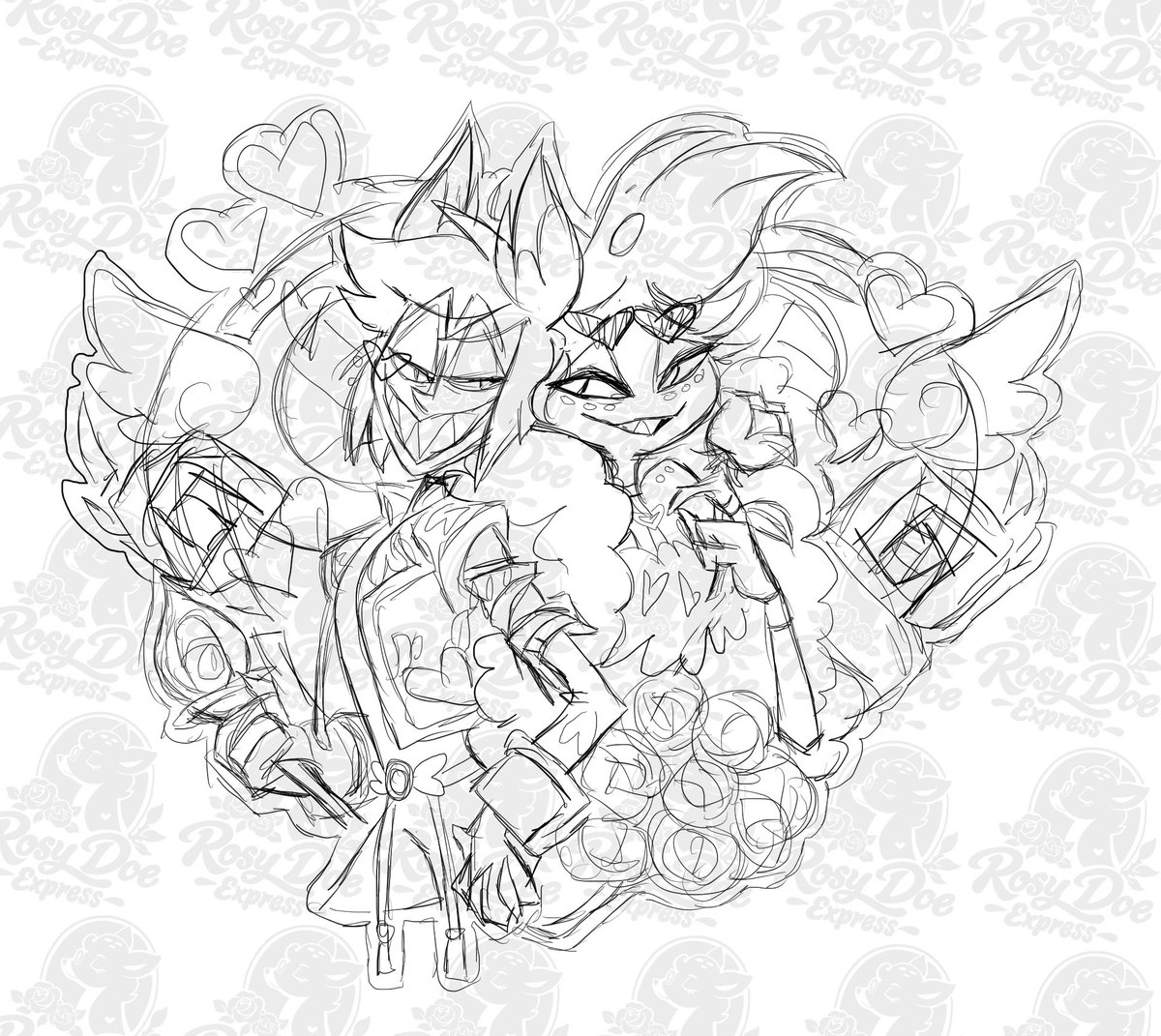 Here’s the Radiodust pin wip.  rose gold maybe? #wip #radiodust