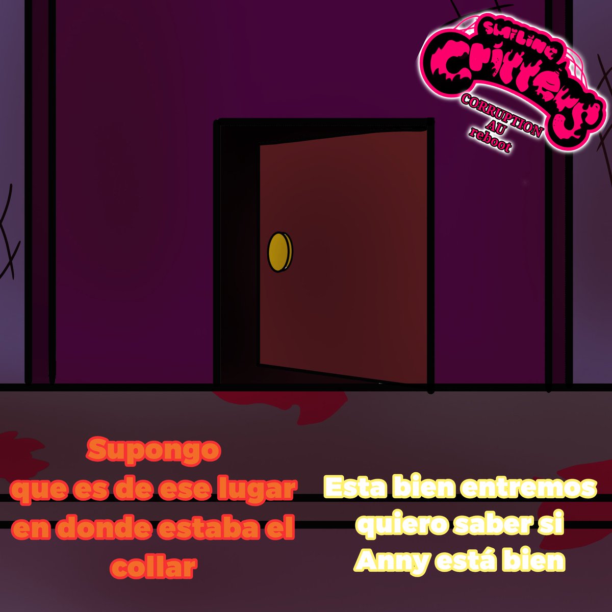 Alex y Iris fueron a buscar supervivientes pero encontraron el collar de Anny en el camino
"Van a entrar en donde ocurrieron los sucesos de la ruta de Anny"
#SmilingCrittersOC #SmilingCrittersAU