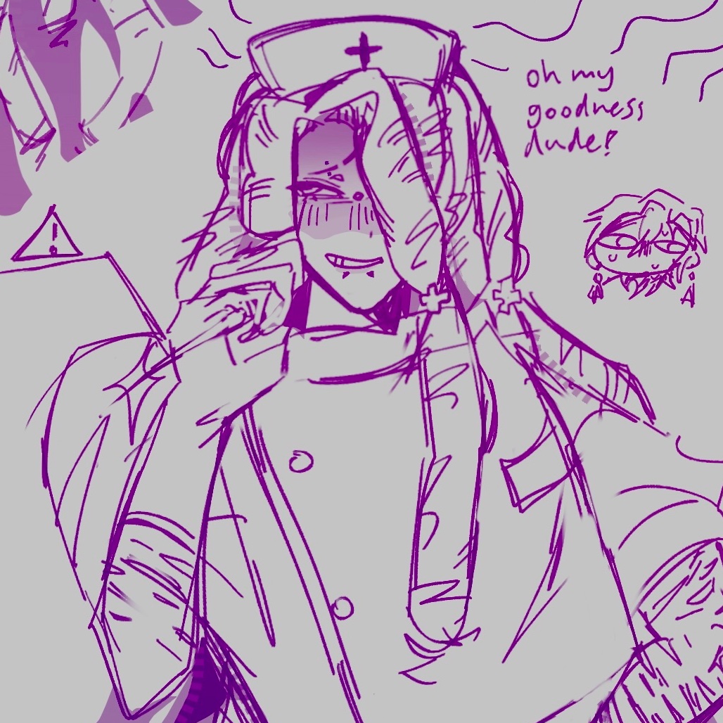 this is my nurse dawg im gonna dieeee😭 #GACHIAKUTA