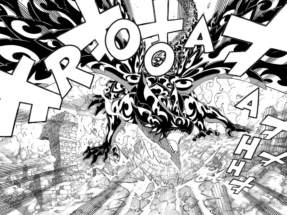 Acnologia's design clears everything in One Piece