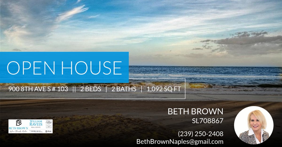 bethbrownnaples's tweet photo. Interested in touring this property? Attend the upcoming open house February 15th at 1:00 PM and decide if it's the home for you!  Steps to 5th Ave, Tin City, Cambier Park and short walk to the beach.

Beth Brown
William Raveis... https://t.co/SpwyJ50iRn https://t.co/YVc2gK9AOn
