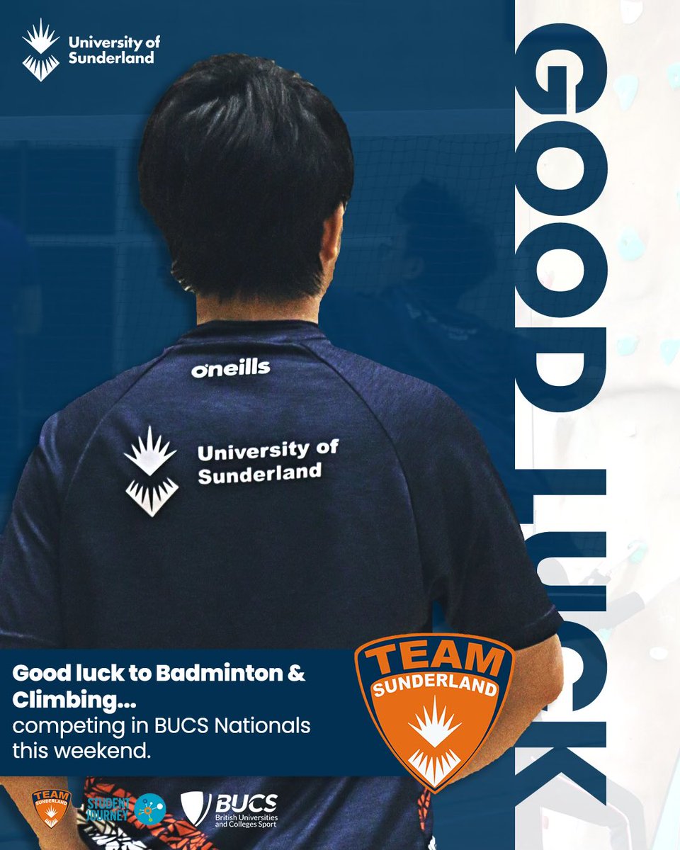 Good luck to our athletes competing at BUCS Nationals in Sheffield this weekend 🙌🏻 

#WeAreSun #Belong