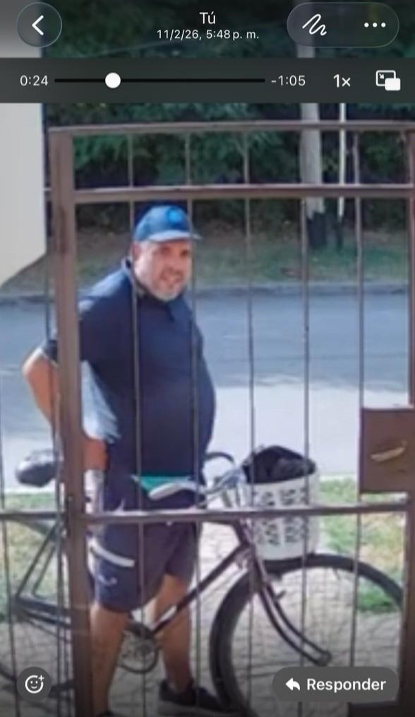 Ojo con este "cartero" que en realidad es un chorro, fue visto por El Palomar, Ciudad Jardín y alrededores