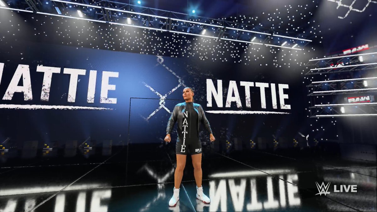 #WWE2K25  #WWE2K26 
Nattie (Natalya) '26 Graphics Pack &amp; Nameplate 

NOW Available on Early Access on Patreon :  patreon.com/posts/150683258

Natalya '25 Update Model : <a href="/velcoochie/">Vel</a> 
 Raw '25 Arena : <a href="/TheRev_Studio/">Rev</a>