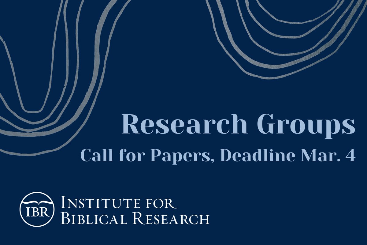 Institute for Biblical Research (IBR) tweet media