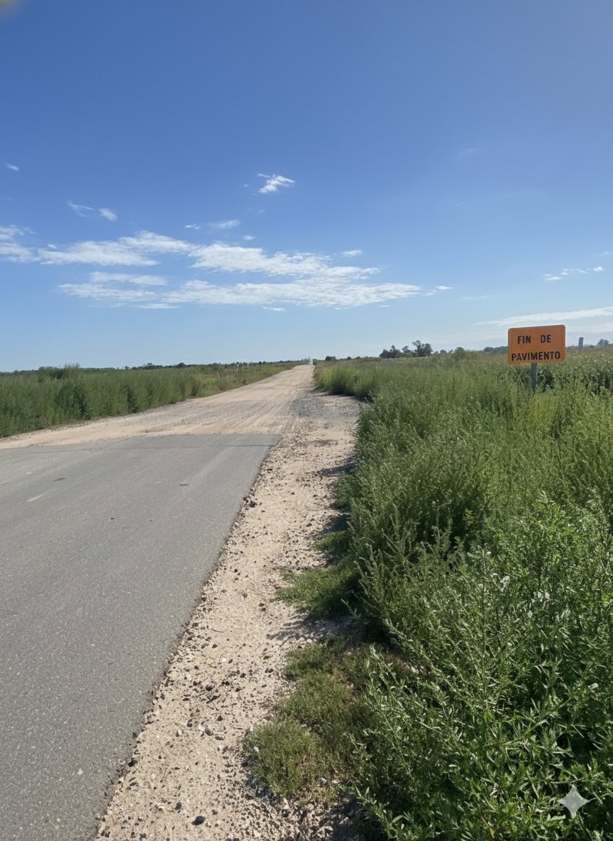 El "Modelo Córdoba" de Llaryora en una sola imagen: el asfalto llega hasta donde termina la cámara de sus fotógrafos. 📸🚫

Ingreso a Impira. Una obra abandonada mientras se gastan millones en pauta para decir que la provincia "vuela". Dejen de vender humo y terminen los caminos