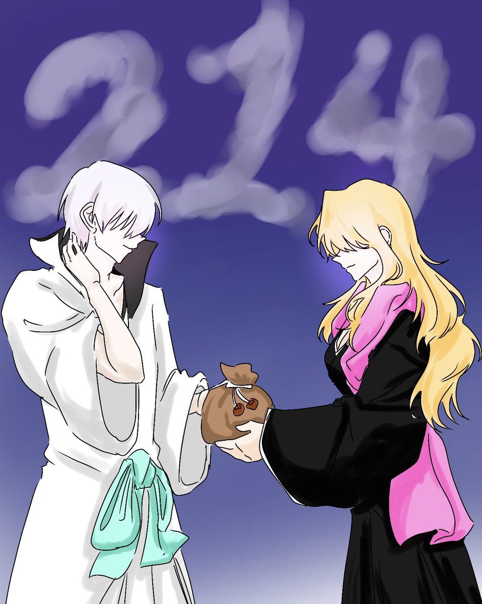 2/14
本命チョコ(혼메이 초코)

#BLEACH
#ギン乱
#ginran
