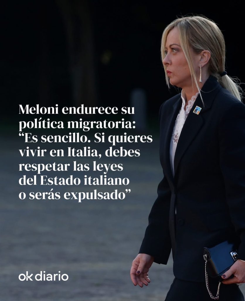 pedropcelis's tweet photo. ✋RT si estás de acuerdo con Meloni. https://t.co/nQTh0gCt2Z