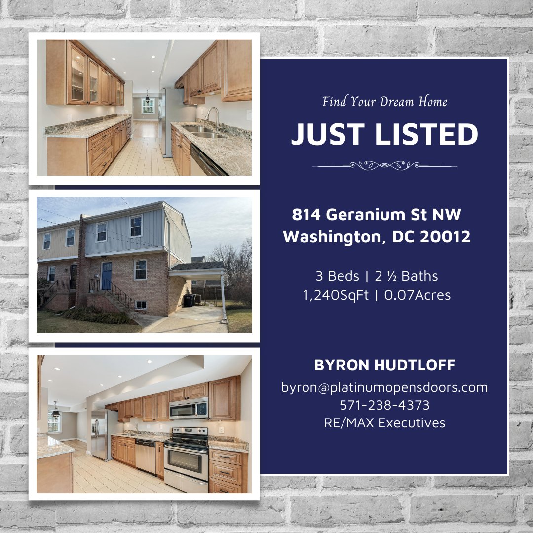 Check out my newest listing in Takoma, NW, DC.  Call me to see this home in person!  Click here for the 3D Tour! my.matterport.com/show/?m=KgUrcc…