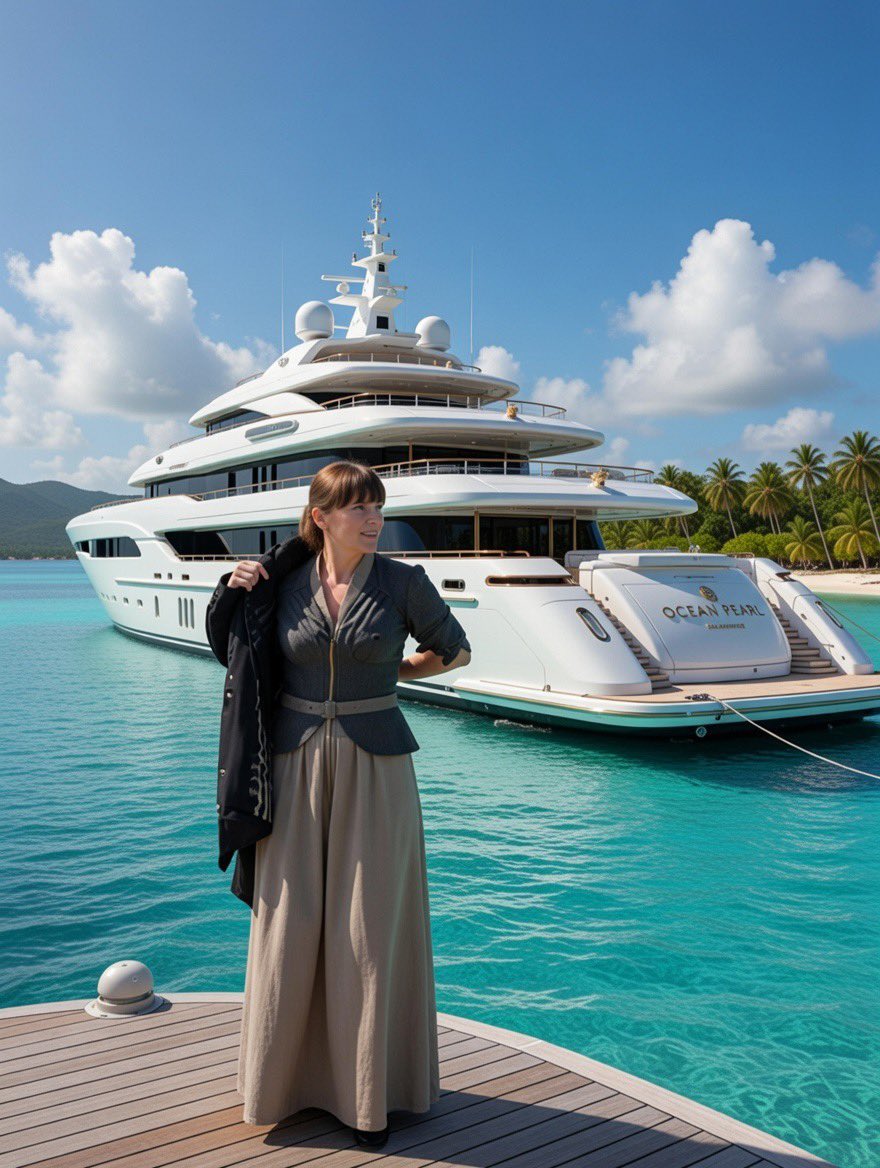 Heidi Reichinnek vor ihrer Yacht gesichtet❗️

#DieLinke 
#AfDmachtDumm
#FakeNews