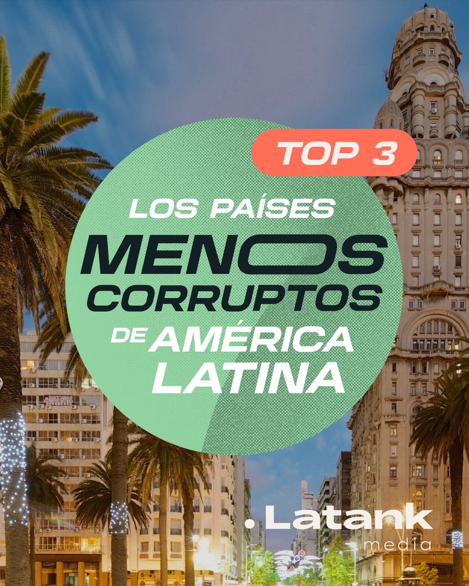 latankmedia's tweet photo. Este Ranking Latank te mostrará cuáles son los pocos países que destacan en transparencia de acuerdo al Índice de Percepción de la Corrupción (CPI) 2025. ¿Quieres saber qué lugar ocupa tu país? Pica aquí 📲 https://t.co/52QBA6UYTo

#Corrupción #Transparencia #Gobierno https://t.co/A2hiLIibZd