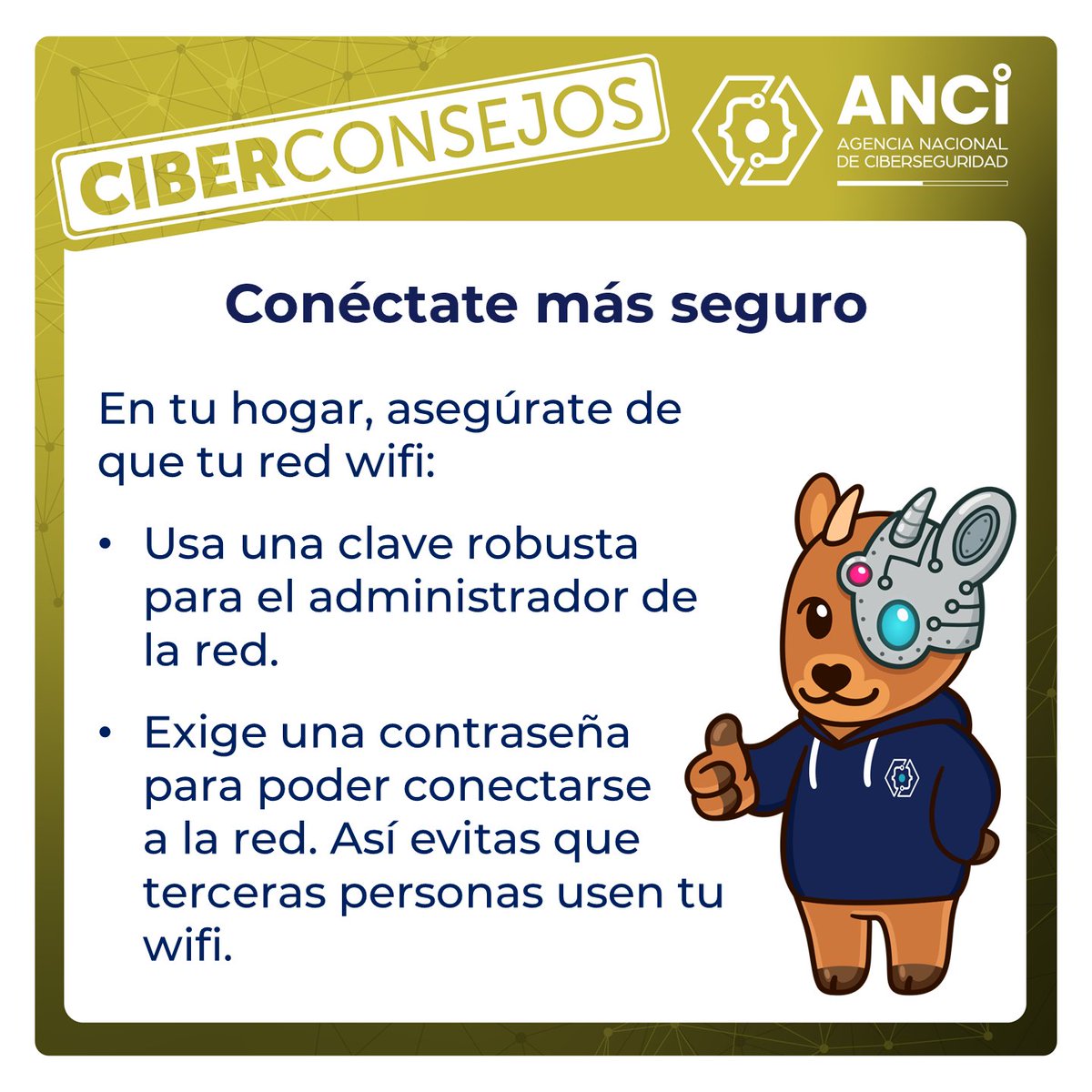 Agencia Nacional de Ciberseguridad (ANCI) tweet media
