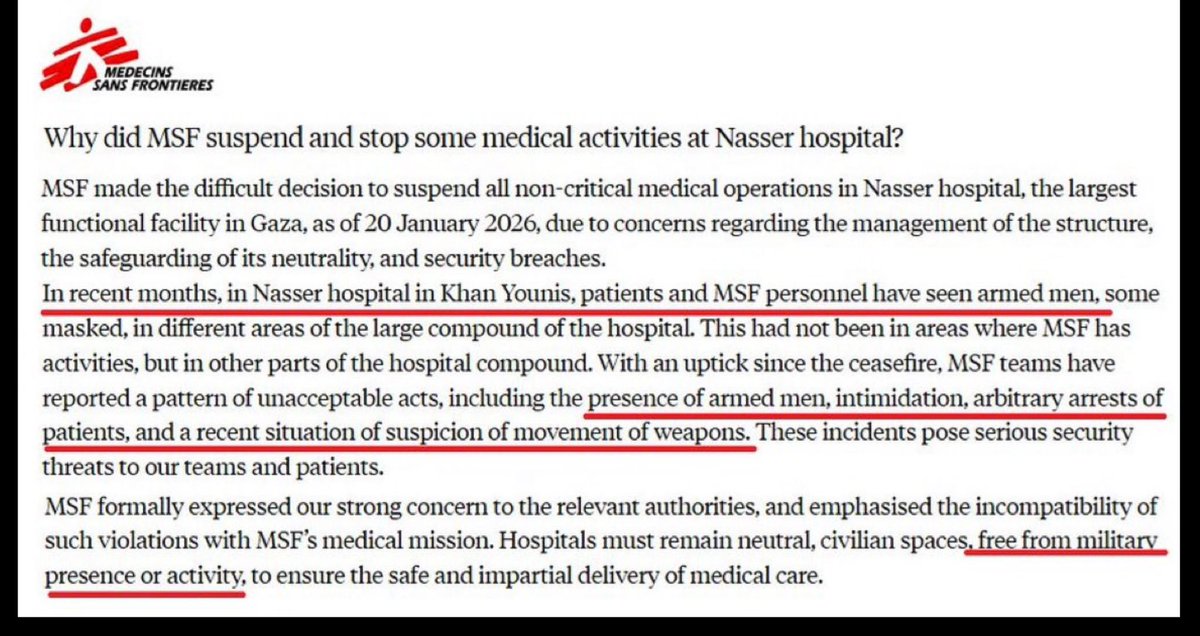 neveragainlive1's tweet image. MSF now admits that the hospitals in Gaza are filled with Hamas and other terrorist organizations.   Where is the media,  Piers Morgan and the Government of Canada to report?