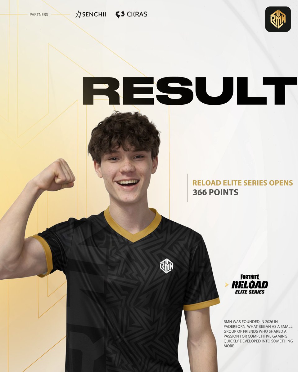 RMN_esports's tweet photo. Our boys finished the first day of the Reload Elite Series Cup with 366 points we’re proud of you. It continues on Sunday, and then it’s time to give it everything. 
@X1finity @LarryGreeen https://t.co/BUUsBjHCwt