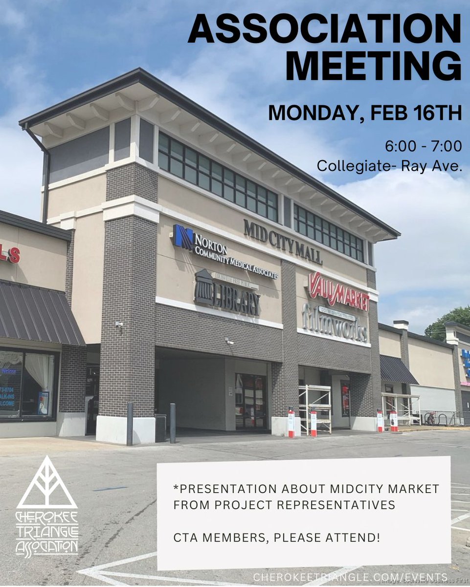 Cherokee Triangle Association tweet media