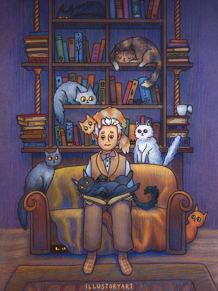 Good Omens, but everyone except Aziraphale is a cat 🐈‍⬛
Can you guess who is who?