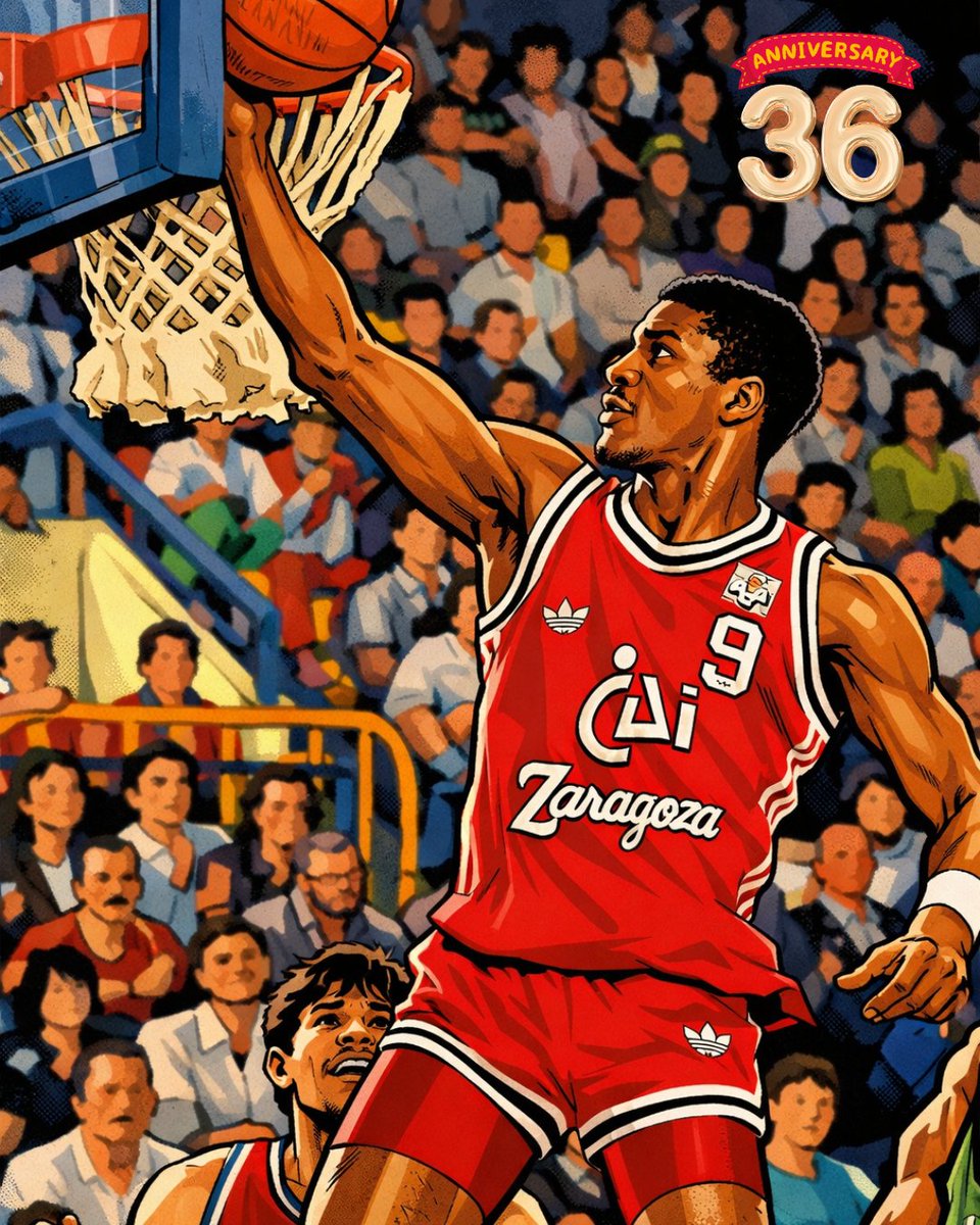 Hace 36 años se escribió una de las páginas más memorables la historia de CBZ. 

Copa del Rey'90. Gran Canaria. Victoria ante Montigala Joventut (69-76).  

Mark Davis, descomunal: 44 puntos y MVP de la competición. 🐐

Una cifra que permanece como récord de anotación en Copa.