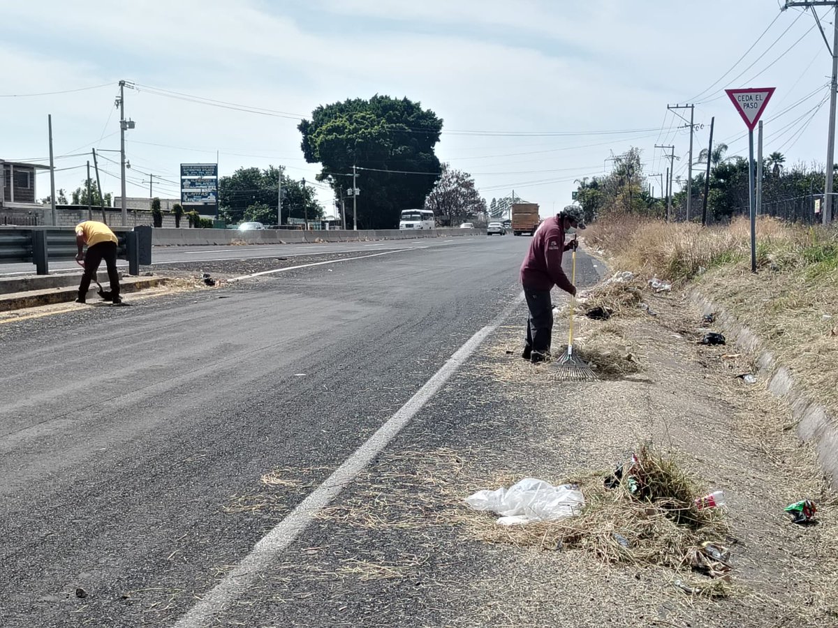 Gracias al gran trabajo de los compañeros de Imagen Urbana, Atlixco sigue luciendo más bonito para todas y todos.